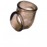 Эрекционное кольцо на пенис TOYFA XLover  , Термопластичный эластомер (TPE), чёрный, 3,5 см