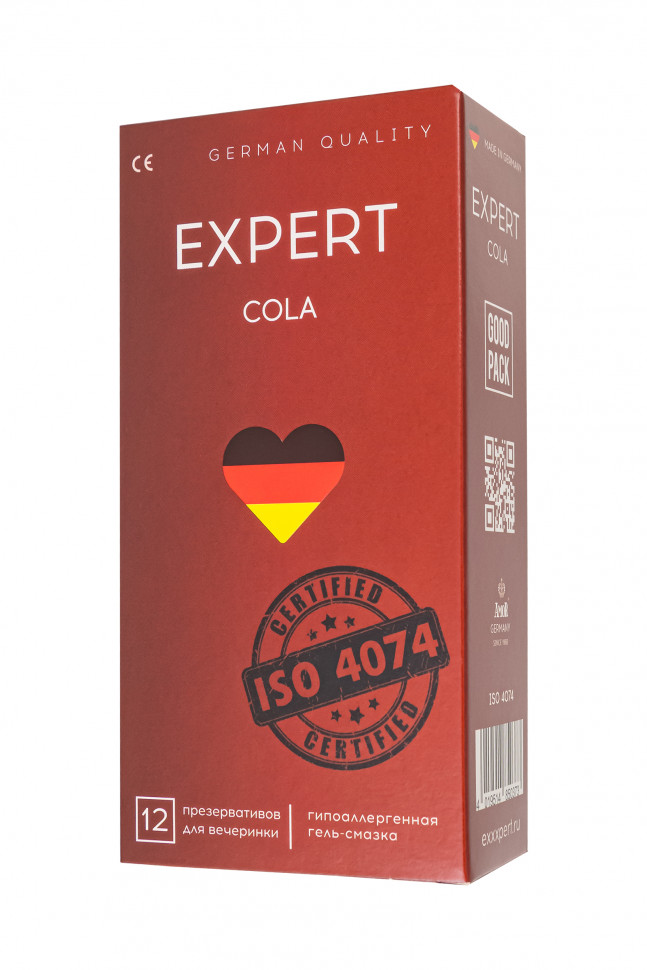 Презервативы EXPERT Cola Germany 12шт. (аромат Колы)