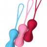 Набор вагинальных шариков Satisfyer Balls C02 Double, силикон, ассорти, Ø 3,2 см.