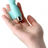 Вибронасадка на палец для клиторальной стимуляции JOS BLISS, силикон, мятная, 9 см