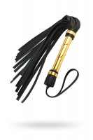 Плеть Sitabella, кожа, черная, 40 см