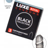 Презервативы LUXE ROYAL Black Collection 3шт, 18 см