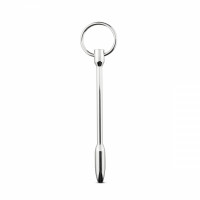 Уретральный Стимулятор Sinner Solid Metal Dilator with Pull-out-ring SIN033