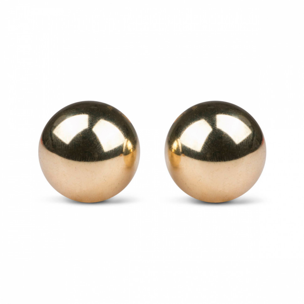Вагинальные Шарики Easytoys Gold ben wa balls 22mm ET075GLD