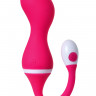 Виброшарики с подогревом JOS VIKI, силикон, розовый, 23 см