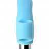 Вибронасадка на палец JOS DANKO для точки G, силикон, голубая, 9,5 см