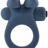 Виброкольцо Bunny Cockring Blue SH-MJU009BLU