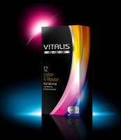 Презервативы VITALIS premium №12 Color &amp; flavor 4135VP