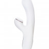 Вибратор Satisfyer Pro G-Spot Rabbit, с вакуум-волновым стимулятором, силикон, белый, 22 см.