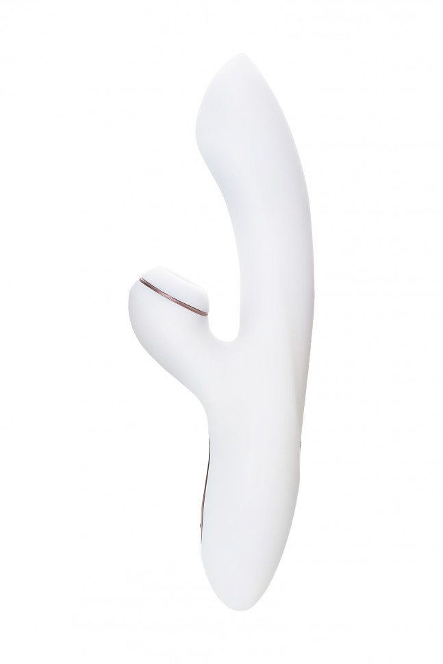 Вибратор Satisfyer Pro G-Spot Rabbit, с вакуум-волновым стимулятором, силикон, белый, 22 см.