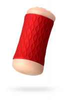 Мастурбатор двусторонний JOS NADIN, TPR, телесный, 14,5 см