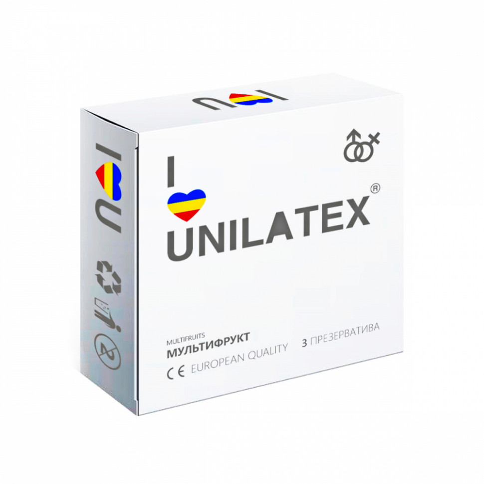 Презервативы Unilatex Multifruits 3 шт 3003Un