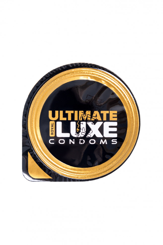 Презервативы Luxe, black ultimate, «Хозяин тайги», абрикос, 18 см, 5,2 см, 1 шт.