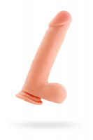 Реалистичный фаллоимитатор TOYFA RealStick Elite DILDO, TPR, телесный, 23,5 см