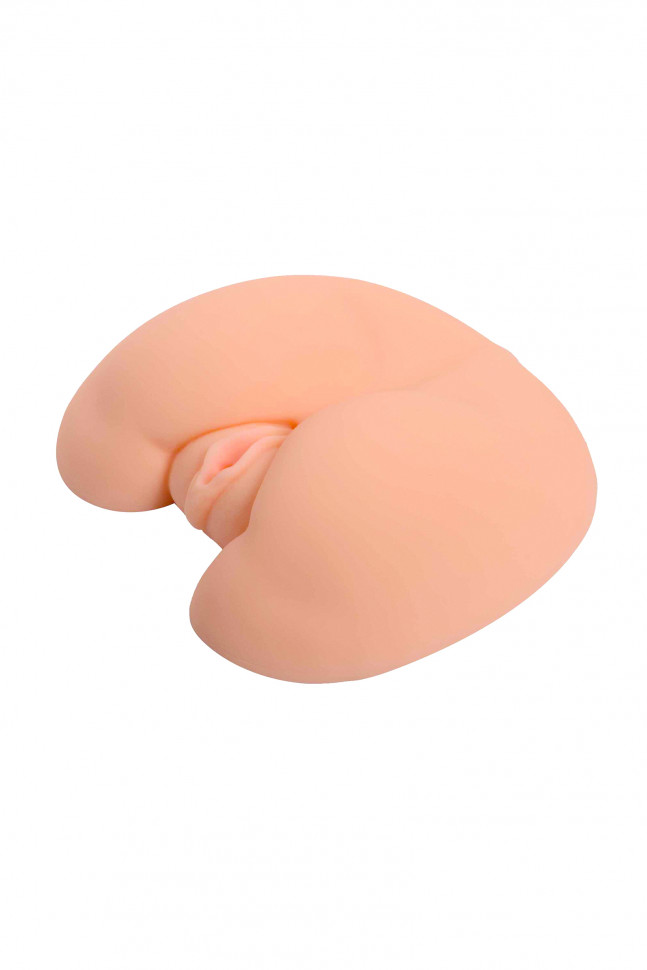 Мастурбатор реалистичный вагина+анус, XISE , TPR, телесный, 25 см