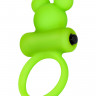 Виброкольцо на пенис A-Toys by TOYFA, силикон, зеленое, Ø 3,1 см