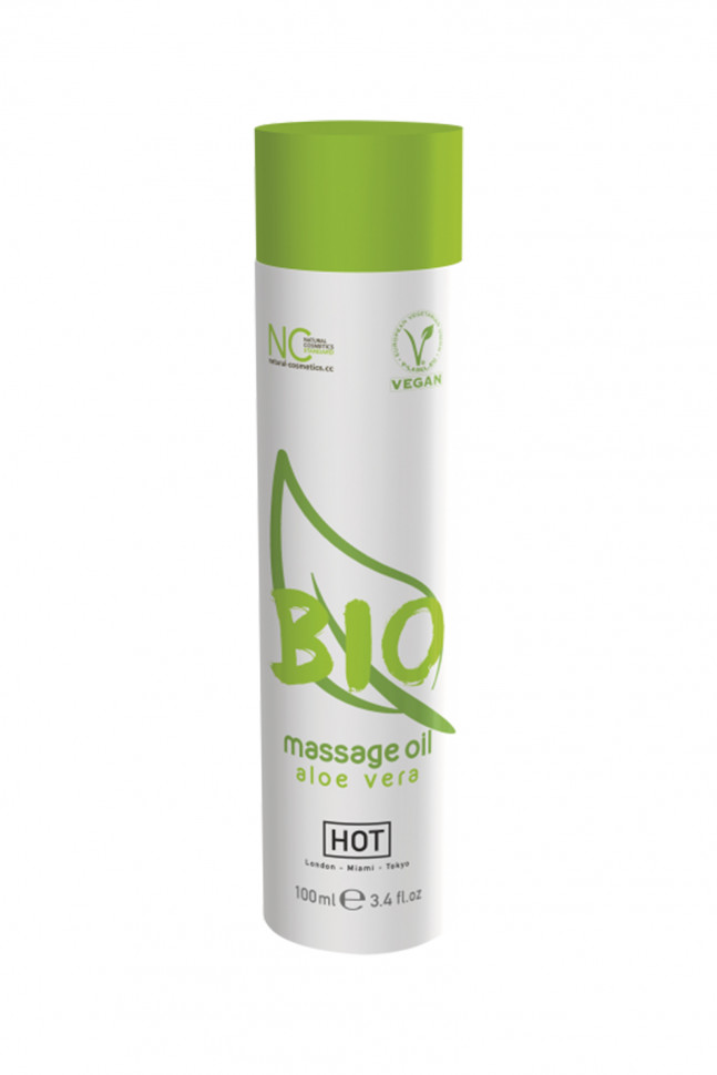 Массажное масло HOT BIO Massage oil aloe vera 100 мл.