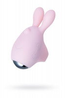 Вибронасадка на палец JOS DUTTY, силикон, пудровый, 8 см