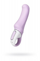 Нереалистичный вибратор Satisfyer Vibes Charming Smile, силикон, фиолетовый, 18,7 см.