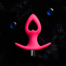 Анальная вибровтулка-расширитель POPO Pleasure by TOYFA «Сердечко», силикон, розовая, 17 см, Ø 7,5 см
