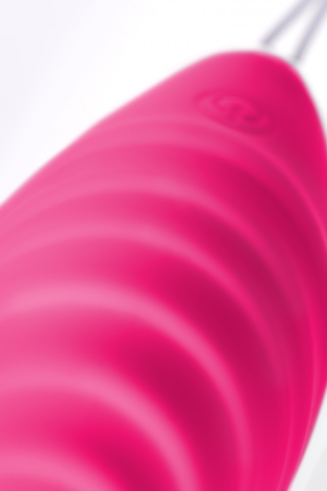Виброяйцо и вибронасадка на палец JOS VITA, силикон, розовые, 8,5 и 8 см