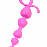 Анальная цепочка ToDo by Toyfa Sweety, силикон, розовая, 18,5 см, Ø 3,1 см