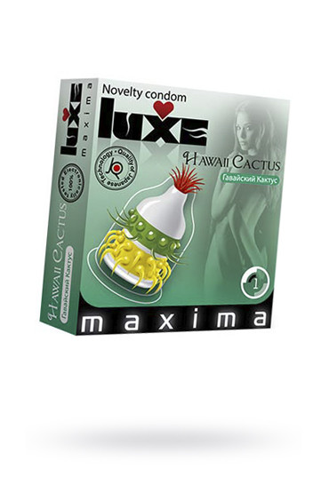 Презервативы Luxe Maxima Гавайский Кактус №1, 24 шт