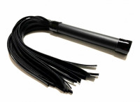 Плеть из эко-кожи чёрная 50012ars