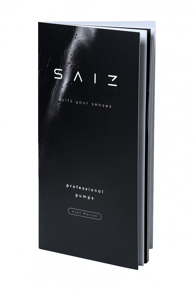Помпа для сосков SAIZ Basic, силикон+ABS пластик, чёрный, 69 см