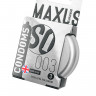 Презервативы Maxus, тонкие, латекс, железный кейс, 18 см, 5,3 см, 3 шт.