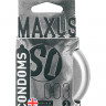 Презервативы Maxus, тонкие, латекс, железный кейс, 18 см, 5,3 см, 3 шт.