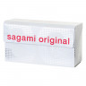 Презервативы Sagami, original 0.02, полиуретан, 19 см, 5,8 см, 12 шт.