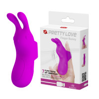 Клиторальный Стимулятор на Палец Pretty Love Finger Bunny BI-014605