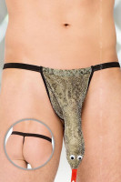 Стринги мужские Змейка SoftLine Collection, зеленый, S/L