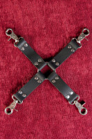 Переходник бондажный TOYFA Theatre ,кожанный