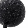 Анальная цепочка Toyfa A-toys с шариками, силикон, черный, 35,9см