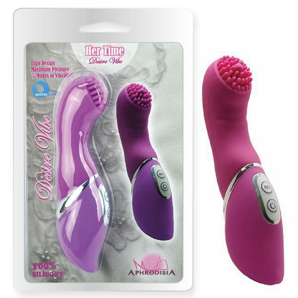 Вибратор рельефной формы розовый Massager 85004-pinkHW