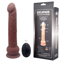 Вибратор Silicone Dong The Commander Brown 170205BrownHW