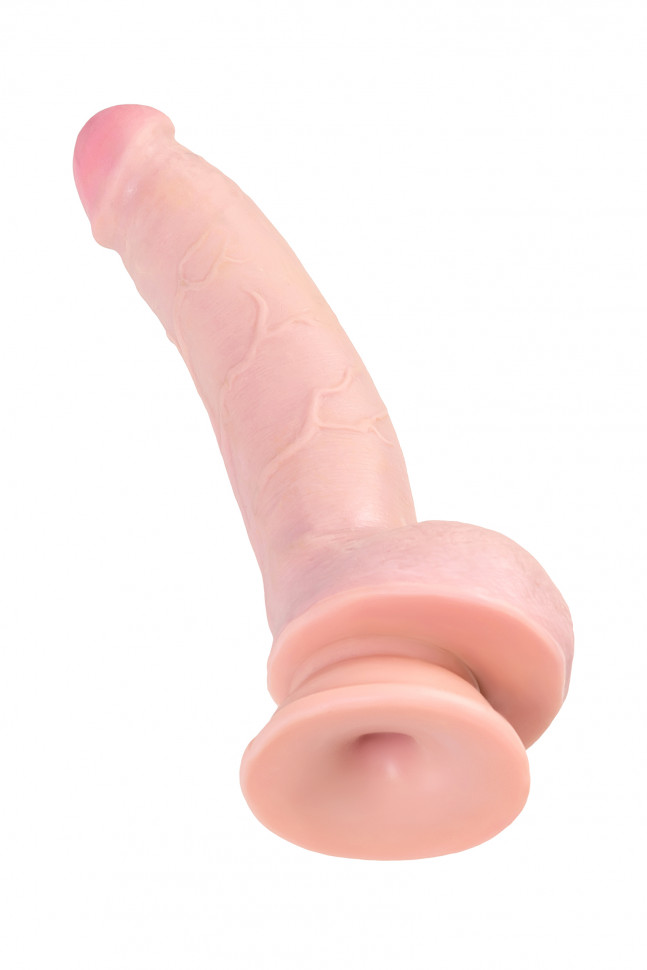 Фаллоимитатор Pipedream,King Cock 8" Triple Density Cock with balls - Flesh, телесный