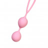Вагинальные шарики Eromantica Lotus, силикон, розовые, 17 см