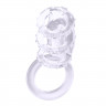 Виброкольцо Vibrating Cock Cage-Clear CN-101613035