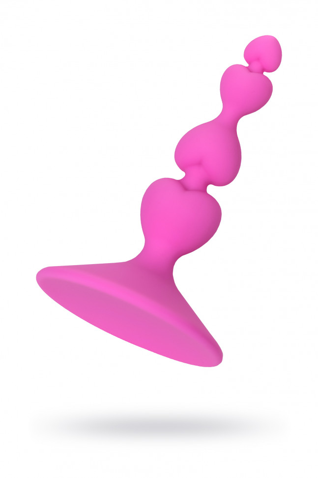 Анальная втулка ToDo by Toyfa Loverty, силикон, розовая, 8 см, Ø 2,3 см