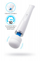 Вибромассажер Love Magic, беспроводной, силикон, белый, 32 см