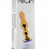 Анальная пробка 4,8" R4 RICH Gold/Purple Sapphire SH-RIC004GLD