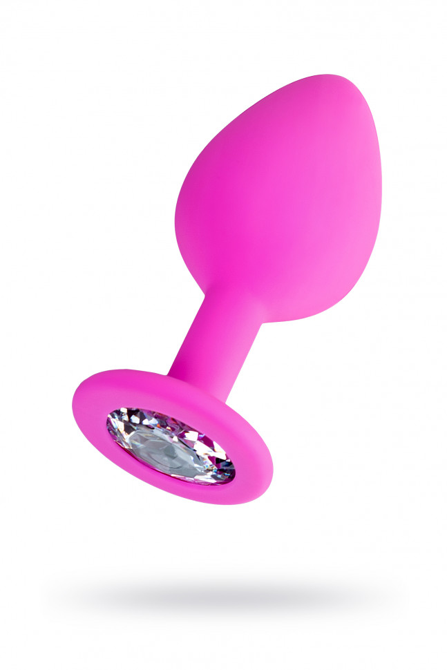 Анальная втулка ToDo by Toyfa Brilliant, силикон, розовая, 8 см, Ø 3 см