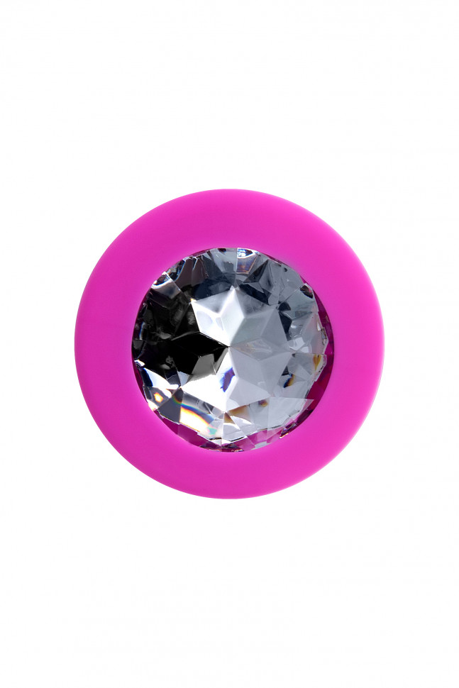 Анальная втулка ToDo by Toyfa Brilliant, силикон, розовая, 8 см, Ø 3 см
