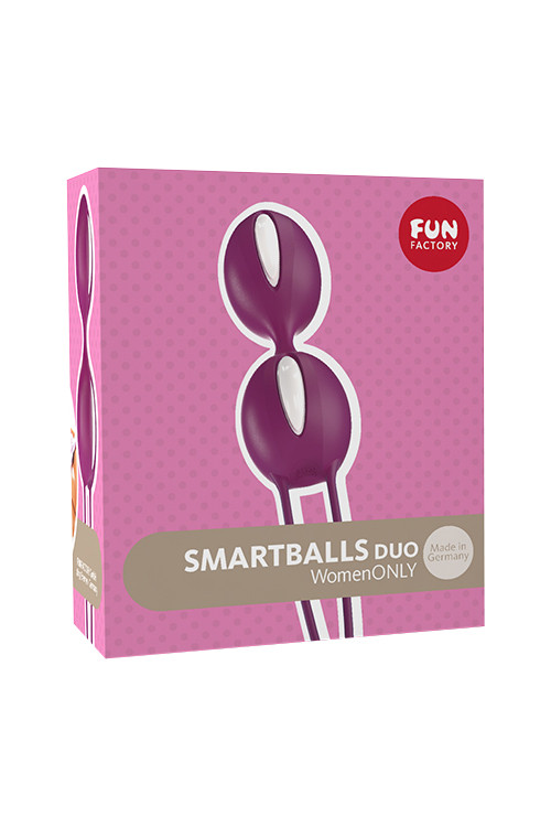 Шарик вагинальные Fun Factory SMARTBALLS DUO, силикон, фиолетовый, 17 см
