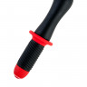 Анальный стимулятор Black & Red by TOYFA с вибрацией, водонепроницаемый, силикон, чёрный, 27 см, Ø 5,7 см