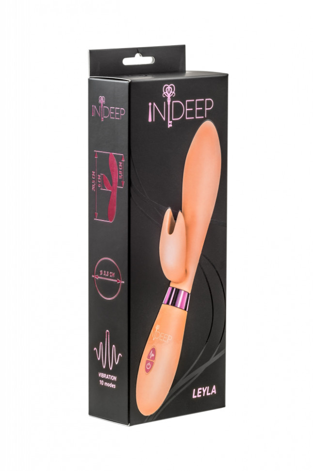 Вибратор Indeep Leyla Red 7701-01indeep