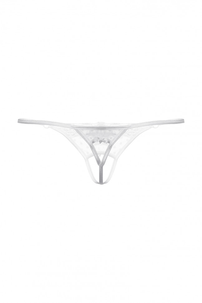 Стринги с крупной сеточкой открытые SoftLine Collection, черный, S/L